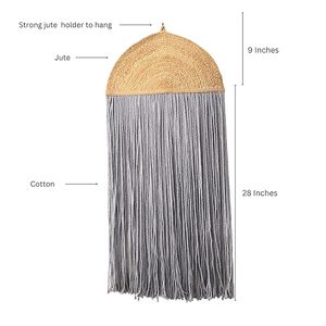 Handmade Jute Macrame <b>Wall</b> <b>Hanging</b> for Living Room <b>Boho</b> <b>Wall</b> Decor for Home - Product Image 3