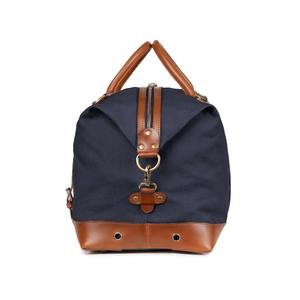 Bolsa de Viaje Impermeable de Lona y Cuero con Cierre de Cremallera, Proveedor de Pedidos al por Mayor, Bolsa de Fin de Semana, LCTB-0066 - Product Image 4