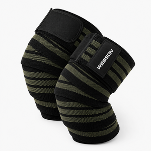 Attelle de genou portable robuste Webson, réglable et respirante, avec compression pour l'entraînement musculaire, fermeture auto-agrippante unisexe - Product Image 3