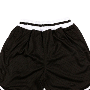 Shorts de basket-ball personnalisés de haute qualité, confortables, en polyester et coton, pour hommes, séchage rapide, en mesh, en vente. - Product Image 5