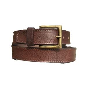 Cinturón Artesanal para Hombre, Estilo Casual Vintage con Bordado y Estampado por Transferencia Térmica, Hebilla de Cobre Estilo Western, 3.5cm de Ancho, 120cm de Largo - Product Image 1