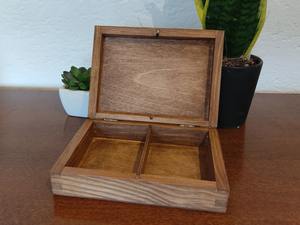 Boîte en bois imprimée pour la lithothérapie, boîte à bijoux spirituelle, boîte de rangement pour l'affichage de pierres précieuses, vente en gros - Product Image 4