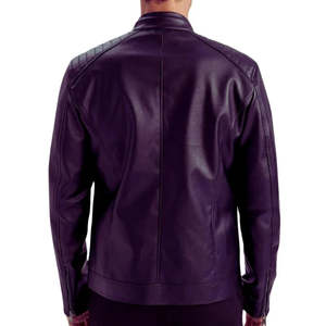 Chaqueta de Cuero Genuino 100% Extra Grande 2026, Diseño a Prueba de Viento, Manga Larga, Chaqueta de Cuero Personalizada para Hombre - Product Image 3
