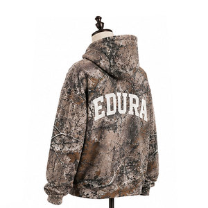Ensemble de survêtement rétro pour homme 2026 avec capuche, impression numérique 3D, broderie et technique de lavage vieilli, en polyester/coton - Product Image 3