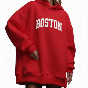 เสื้อสเวตเชิ้ตผู้หญิงสำหรับฤดูหนาว แบบถักคุณภาพสูง พิมพ์ลายหนา แขนยาว มีฮู้ด สปอร์ต ทันสมัย แห้งเร็ว ทรงปกติ - Product Image 1