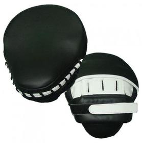 Durable Professional Leather Boxing Curved <b>Focus</b> <b>Pad</b> Adjustable Hand Target Mitts Martial Arts Kickboxing MMA Training Workouts - Product Image 4
