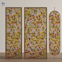 Portes modernes en verre d'aluminium à cadre mince Séparateur décoratif personnalisé en verre pour salle de bain salle à manger salon intérieur Double simple