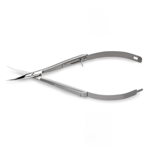 Tijeras para Cutículas MARI, Hojas Curvas Afiladas, Tijeras de Resorte para Uñas, Punta Puntiaguda, Tijeras para Depilar Cejas y Pestañas - Product Image 3