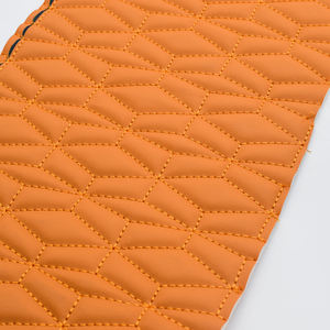 Tissu matelassé en PVC brodé pour tapis de siège de voiture, en mousse et éponge, avec broderie en cuir - Product Image 6