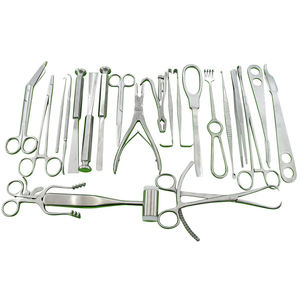 Kit d'instruments chirurgicaux manuels en acier pour la chirurgie nasale, la mini-gynécologie, l'orthopédie de base, la laparotomie, la chirurgie vétérinaire, la chirurgie du genou, la chirurgie mineure et la chirurgie nasale majeure, 10 pièces - Product Image 3