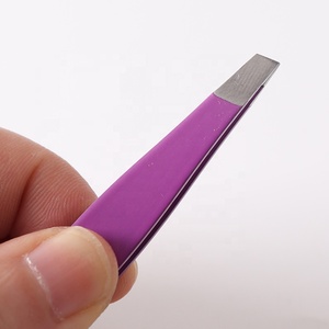 Pinces à cils en acier inoxydable de haute qualité, très vendues, couleur personnalisée, outils de beauté, pinces à cils - Product Image 4