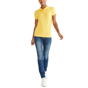 Moderen Style <b>Womens</b> Polo Shirts Short Sleeve Ribbed Top For Lady Retro Fashion Summer Shirt Soft Breathable Daily Wear Shirts - Product Image 5