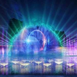 Fontaine de piscine moderne en acier inoxydable avec éclairage télécommandé à changement de couleur, flottante, pour décoration de jardin extérieur et de fête, silencieuse - Product Image 6