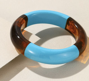 Epoxy Resin Fashionable Trendy Multi-colors Bracelets <b>Bangles</b> <b>for</b> Women <b>Men</b> Wedding & Anniversary Jewelry by Tayyab Handicraft - Product Image 1