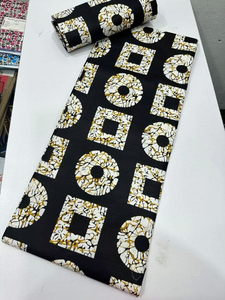 Tissu en coton 100 % imprimé wax africain personnalisé Hitjem Export, marque privée pour le marché de l'habillement du Ghana - Product Image 6