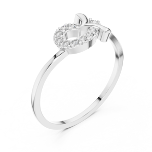 แหวนเพชรทรงกลมแบบคลาสสิกเรียบง่ายสำหรับผู้หญิง ทองคำแท้ 14k สามารถสวมซ้อนกันได้ เหมาะสำหรับเป็นของขวัญ งานหมั้น วันครบรอบแต่งงาน - Product Image 5