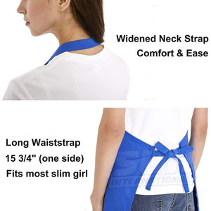Factory Price Durable <b>Waterproof</b> Cotton Breathable Eco-Friendly Sleeveless Chef Bar <b>Aprons</b> Adjustable Comfortable Cooking Bulk - Product Image 5