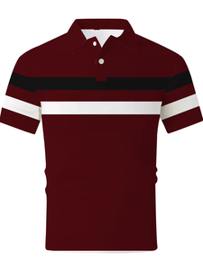 เสื้อโปโลชาย เสื้อโปโลขายส่ง ปักโลโก้ได้ตามสั่ง เสื้อโปโลไซส์ใหญ่ เสื้อโปโลชายคุณภาพสูง ผ้าฝ้าย เสื้อโปโลสำหรับตีกอล์ฟ - Product Image 4
