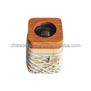 Soporte de incienso de primera calidad, regalo para celebraciones de Eid y Ramadán, quemador Bakhoor de madera hecho a mano con tallas árabes - Product Image 4