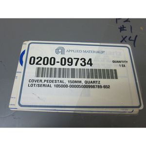 ฝาครอบแท่นวาง AMAT 0200-09734 ขนาด 150 มม. ควอตซ์ - อุปกรณ์และอะไหล่เซมิคอนดักเตอร์ระดับโลกที่เชื่อถือได้ - Product Image 6