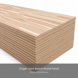 Panel de Madera Maciza con Unión de Dedos, 2240x1220x15mm, Ecológico, para Uso Interior en Comedores y Exterior, Diseño Minimalista - Product Image 4