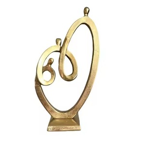 Unique Metal Sculpture Modern Art Figurine <b>Decorative</b> Showpiece Home Living Room <b>Table</b> <b>Decor</b> Elegant Accent - Product Image 3