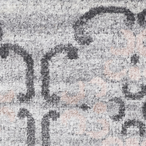 Tapis en laine tufté à la main gris argenté à motif quadrifolia, tapis géométrique moderne à treillis, antidérapant, écologique, pour salon - Product Image 3