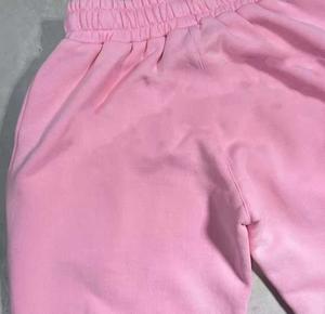 Ensemble de survêtement deux pièces pour femme en molleton uni à capuche zippé, avec pantalon de jogging, pour l'entraînement, vente en gros - Product Image 6