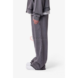 Pantalones Deportivos Unisex Holgados de Pierna Recta con Cordón, Transpirables, Casuales, Fabricante OEM Personalizado, Venta al Por Mayor, MOQ Bajo - Product Image 6