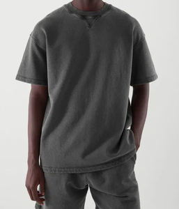 Camisetas de Alta Calidad, 100% Algodón, 275G, Estilo Vintage Lavado, Lisas, Oversize, Unisex, de Manga Corta - Product Image 3