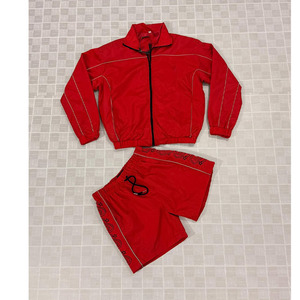 Pantalones Cortos Deportivos Casuales de Poliéster/Algodón Ligeros con Cierre Personalizado al por Mayor para Hombre, Cortavientos Transpirable de Verano, Modelo Regular, sin Estampado - Product Image 1