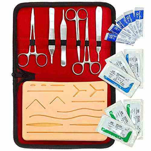 Kit d'entraînement à la suture médicale avec mannequin et coussin de suture cutanée spécial pour la formation médicale - Product Image 1