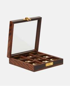 Juego de Mesa Decorativo de Madera Natural Tic Tac Toe, Juego de Madera para Niños para Jugar en Interiores y Accesorios, Precio al por Mayor - Product Image 5