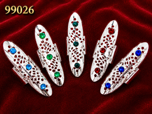 Wings <b>Ring</b> <b>Open</b> Band Gold Plated Alloy Lab Created Crystal Accent Fashion Jewelry Statement <b>Ring</b> for Party Wedding - Product Image 3