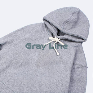 Sudadera con Capucha de Manga Larga, Estilo Casual, Tallas Grandes, Color Sólido, 430 Gramos, Nueva Colección Otoño/Invierno, Personalizable por Fabricantes de Ropa - Product Image 2