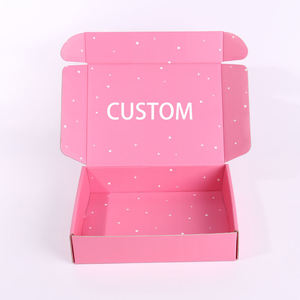 Recyclable Eco-Friendly Corrugated <b>Foldable</b> Gift Packaging Custom UV Printed Three Layer Strong 2025 Trending Look Paper <b>Box</b> - Product Image 2