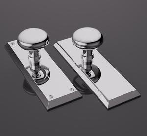 Pomo de Puerta Rectangular de Latón Duradero, Personalizado, con Diseño Moderno para Privacidad, Ideal para Hoteles, Villas, Dormitorios y Salas de Estar - Product Image 4