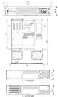 Boîtier de serveur Qway 2U Full Tower en alliage d'aluminium et acier, double alimentation redondante, compatible carte mère E-ATX, écran de température, en stock