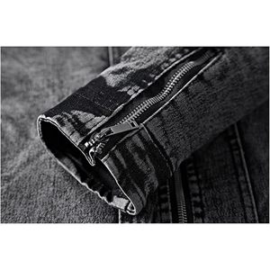Nouvelles vestes en jean pour hommes de haute qualité, vestes en jean de haute qualité avec décoration en fourrure, vente en gros de tissus en ligne - Product Image 3