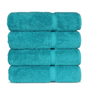 <b>White</b> Cotton <b>Towel</b> Set Rectangular Solid Color Woven Skin-Friendly Home Use Pla in Style - Product Image 6