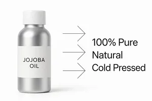 น้ำมันโจโจบาสกัดเย็นบริสุทธิ์ 100% ออร์แกนิค ยี่ห้อ Rare Hanu Natural Extract บำรุงผิวและเส้นผม นำเข้าจากอุตรพัฒนาการ - Product Image 3