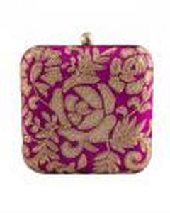 Achetez des pochettes de mariée Lowellcraft en satin, forme oreiller, en ligne en Inde - Product Image 4