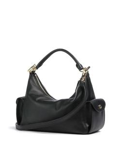 Bolso de Hombro de Cuero Negro para Mujer, con una Sola Correa, Resistente al Agua, Estilo Hobo, Tipo Tote, Bandolera, para el Trabajo y Viajes, Hecho en EE. UU. - Product Image 1