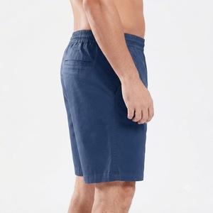 <b>Men</b> Solid Color Quick Dry Drawstring Elastic Waist <b>Bermuda</b> <b>Shorts</b> Casual Sportswear with Pockets Lightweight Polyester <b>Shorts</b> - Product Image 3
