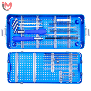Juego de Instrumentos Quirúrgicos Ortopédicos de Acero Inoxidable para Cirugía de Columna Vertebral, con Tornillos Pediculares Manuales y Canulados, Reutilizables, OEM, Venta al Por Mayor - Product Image 5