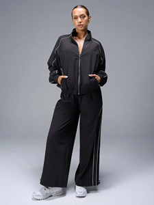 Wholesale Women's Wide Leg Track Pants <b>Lightweight</b> Training Sports Pants Elastic Waist Fitness Gym <b>Joggers</b> - Product Image 4