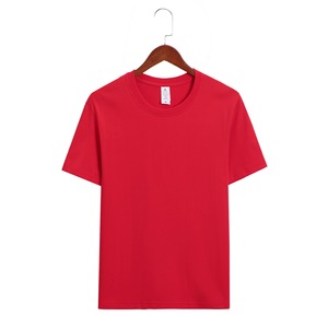 Camiseta Casual de Algodón para Hombre, Corte Regular, Manga Corta, Cuello Redondo, Color Amarillo Mostaza Sólido, Estampado por Transferencia Térmica, Secado Rápido, 350g - Product Image 4