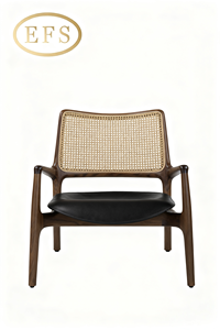 Sillón Moderno de Lujo Minimalista y Cálido con Base de Madera para Hospital, Taller, Apartamento, Escuela, Parque, Dormitorio, Hotel - Product Image 3