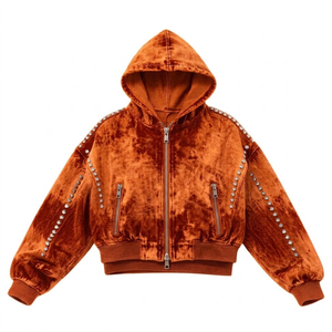 Sudadera con Capucha Extra Grande para Hombre, Estilo Vintage, Lavado Ácido, Cierre Frontal, 100% Algodón Tejido, con Tela Transpirable - Product Image 6