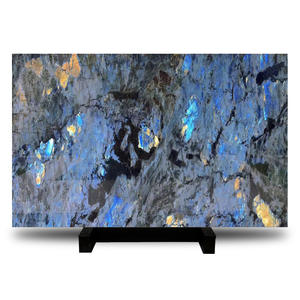Lastre in pietra di quarzite di granito blu Labradorite naturale di lusso popolare per piani di lavoro da cucina - Product Image 1
